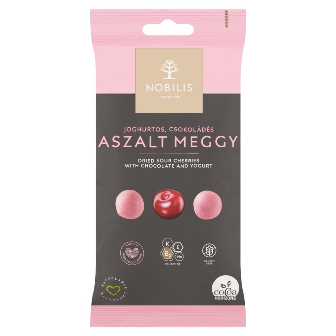 Nobilis joghurtos, fehércsokoládés aszalt meggy