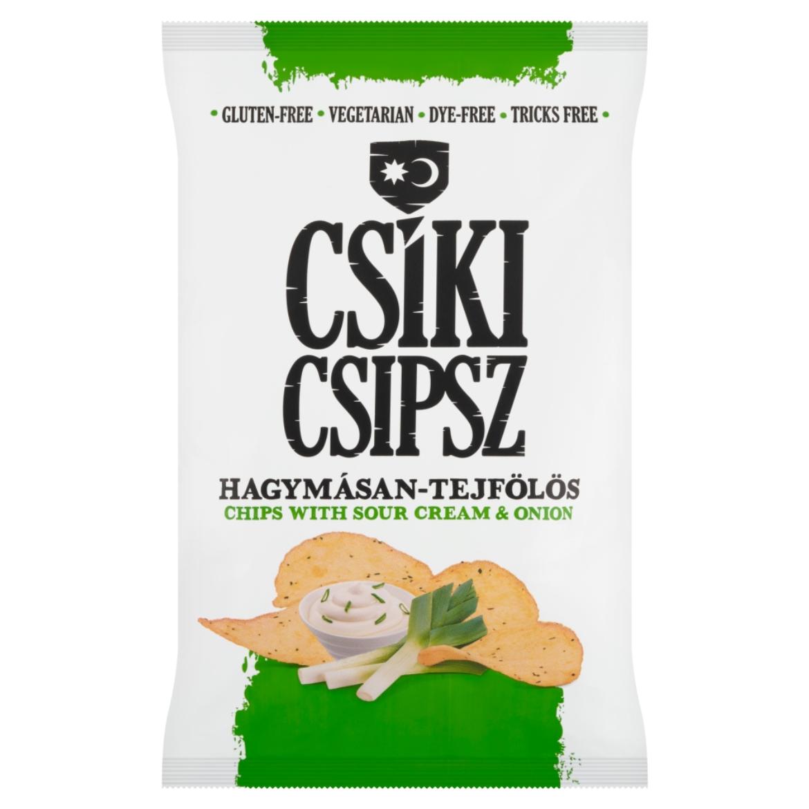 Csíki Csipsz Hagymásan-Tejfölös burgonyacsipsz