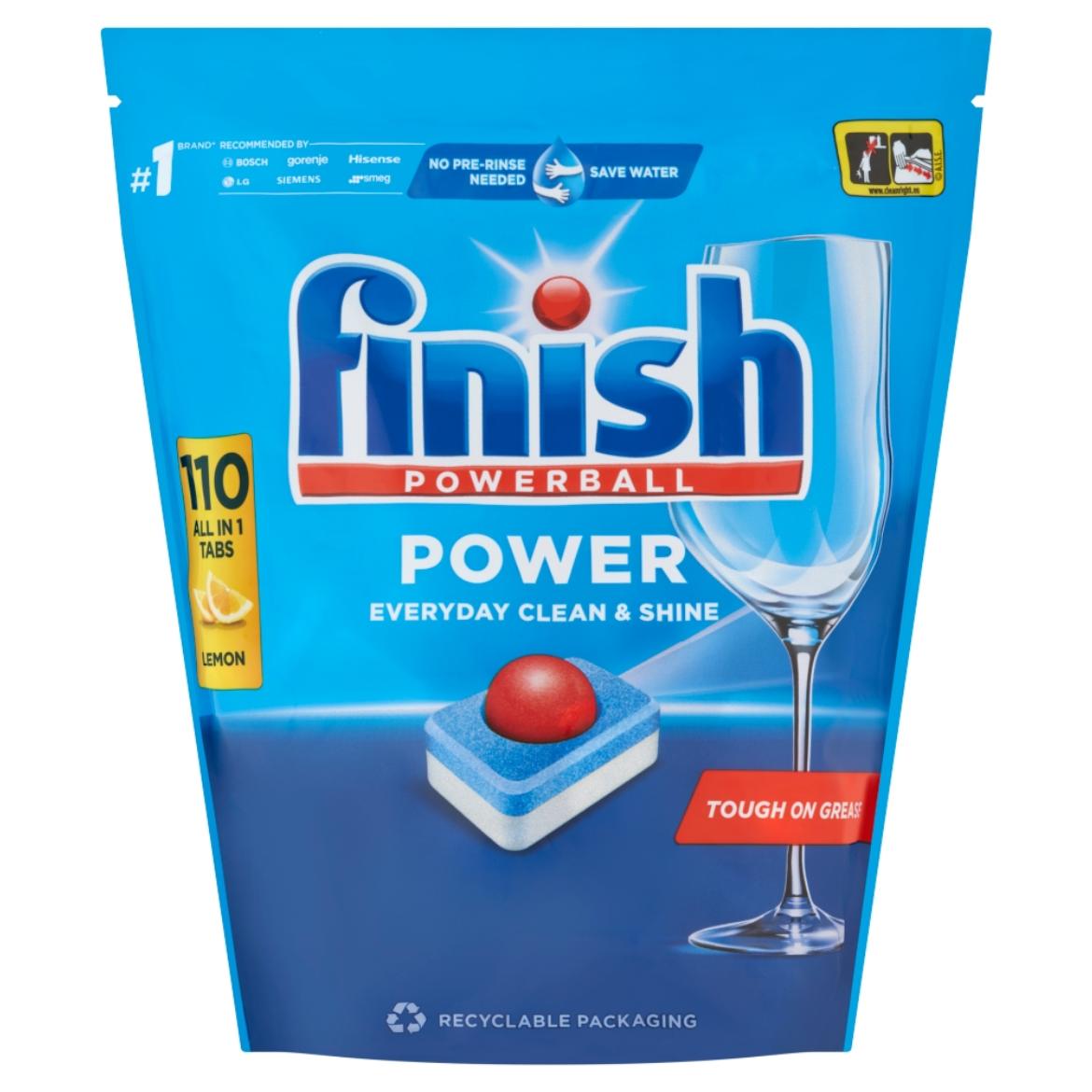Finish Powerball Power All in 1 Citrom mosogatógép tabletta 110 db