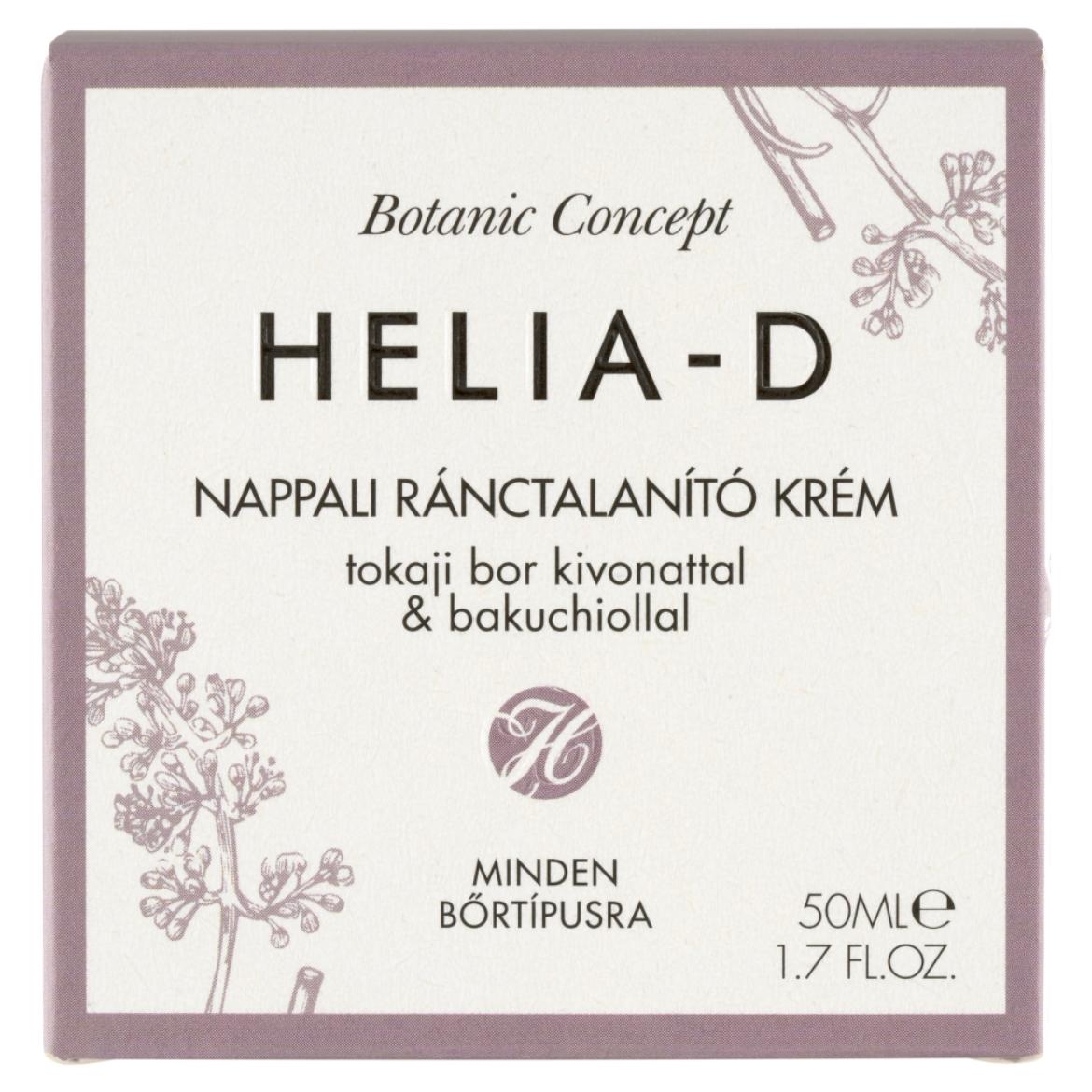 Helia-D Botanic Concept nappali ránctalanító krém tokaji bor kivonattal és bakuchiollal