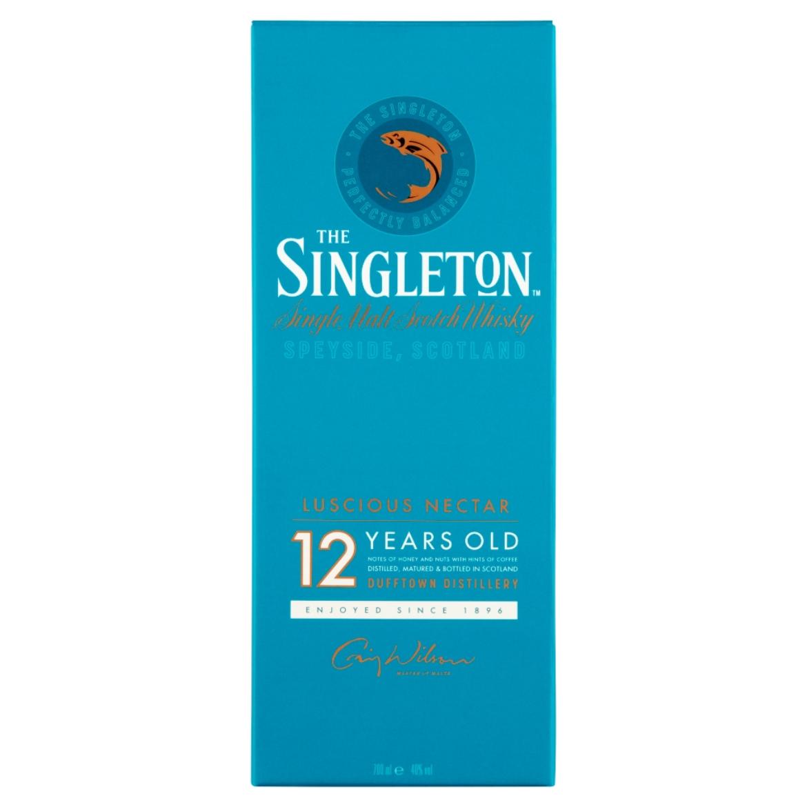The Singleton of Dufftown 12 éves whisky papír díszdobozban 40% 0,7 l
