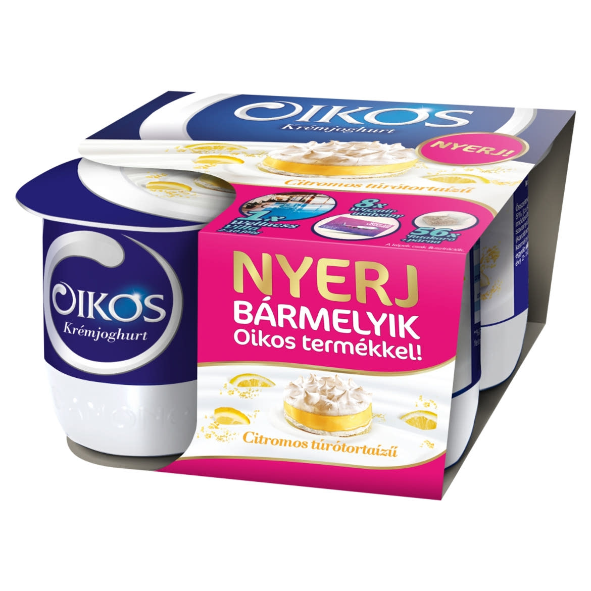 Danone Oikos Görög citromos túrótortaízű, élőflórás krémjoghurt