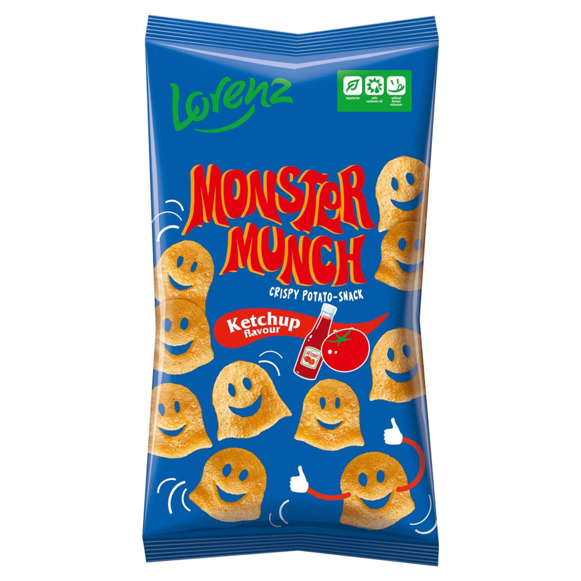 Lorenz Monster Munch ketchup ízű burgonyasnack