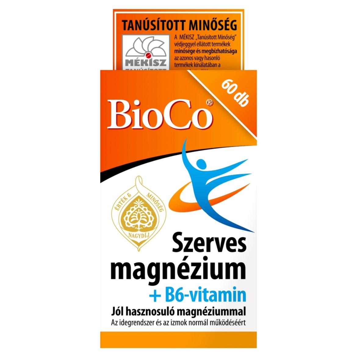 BioCo Szerves Magnézium+B6 tabletta