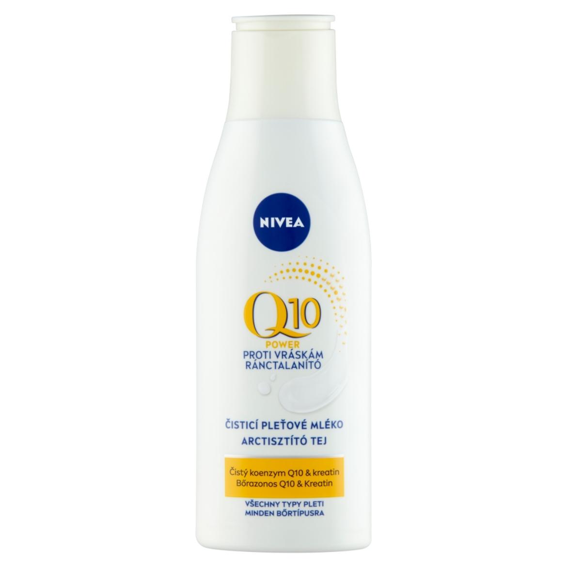 NIVEA Q10 Power ránctalanító arctisztító tej