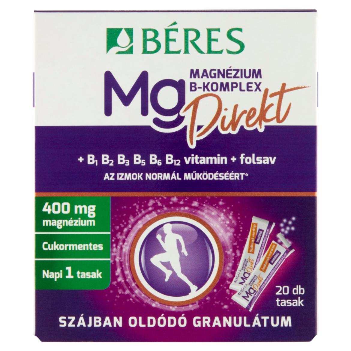 Béres Magnézium B-Komplex Direkt szájban oldódó granulátum
