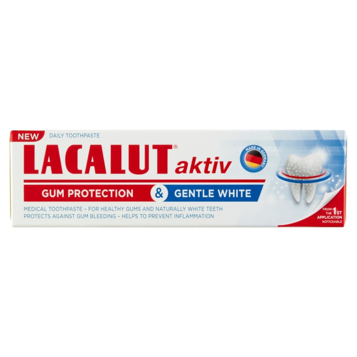Lacalut aktiv gum protection & gentle white fogkrém