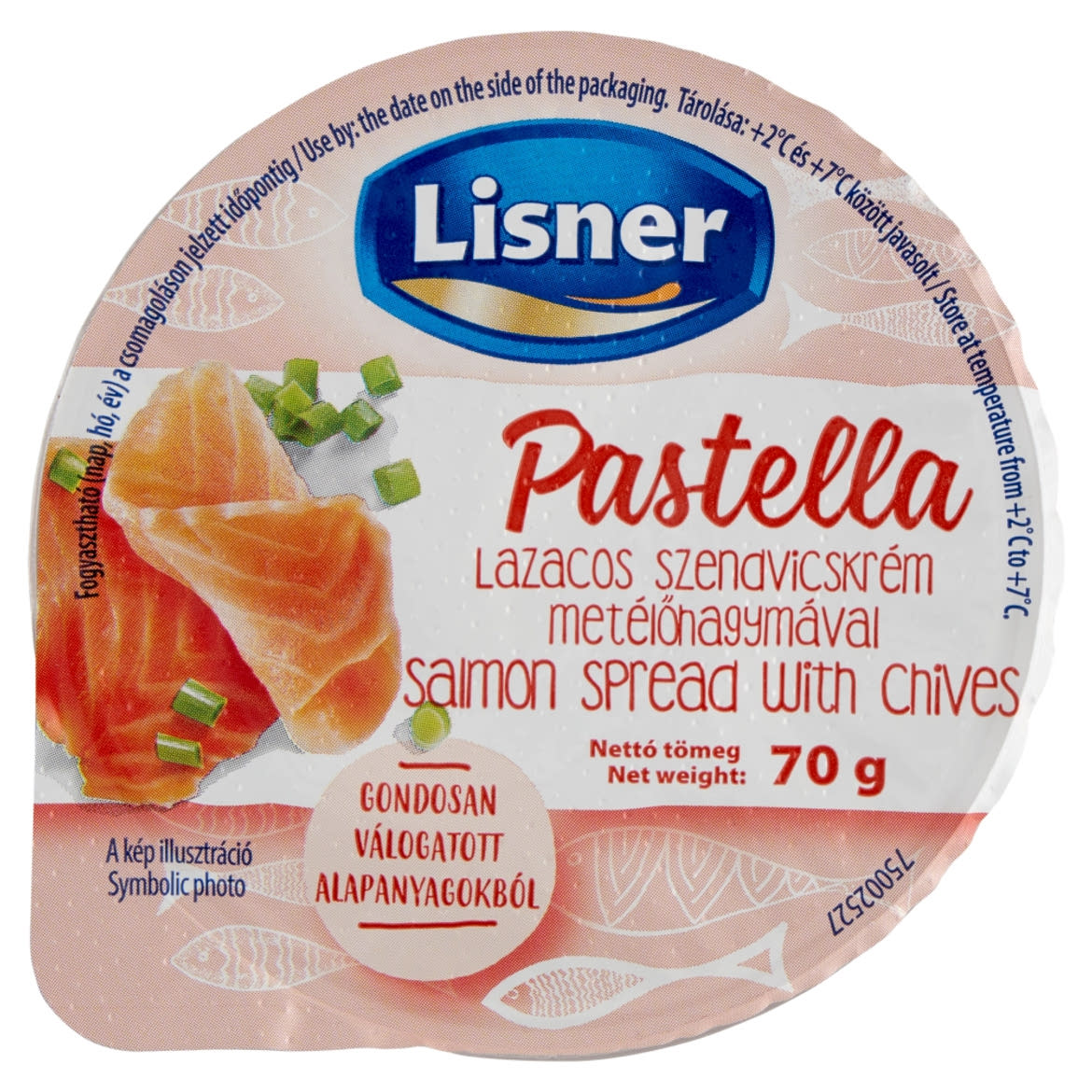 Lisner Pastella lazacos szendvicskrém metélőhagymával