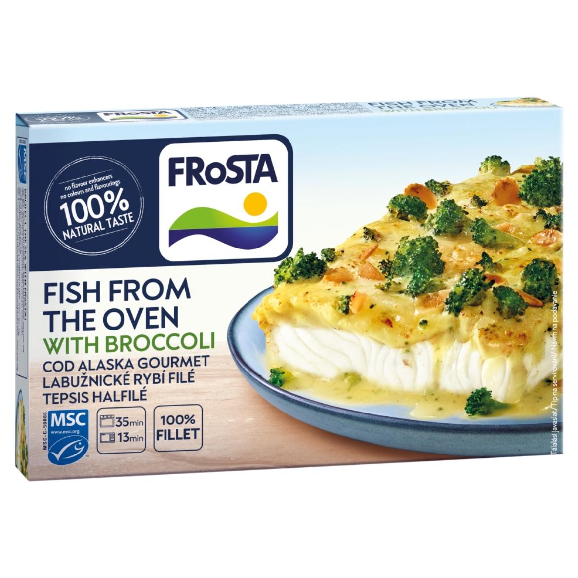 FRoSTA gyorsfagyasztott tepsis halfilé brokkolis szósszal