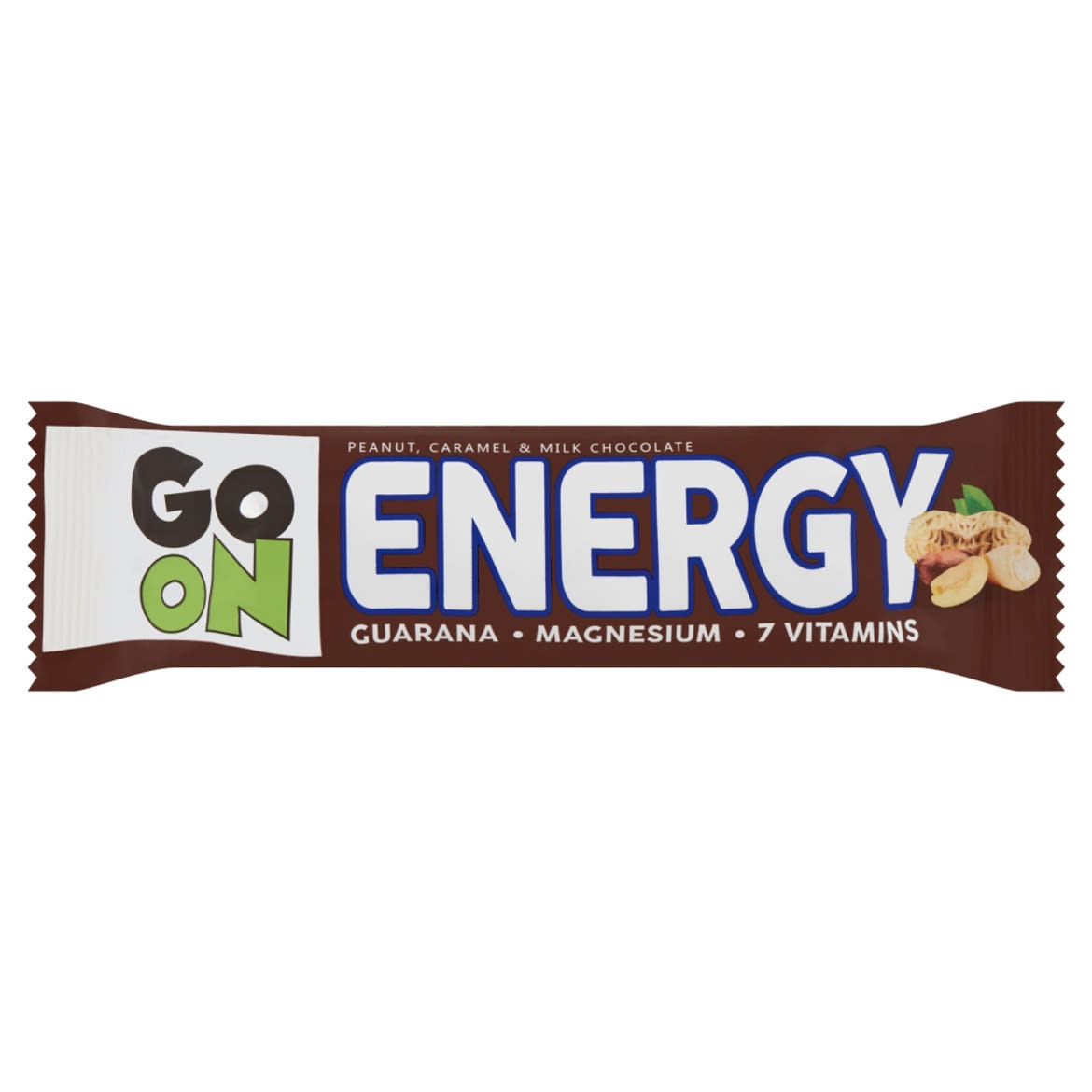 Sante Go On Energy földimogyorós és karamellás szelet tejcsokoládéval leöntve