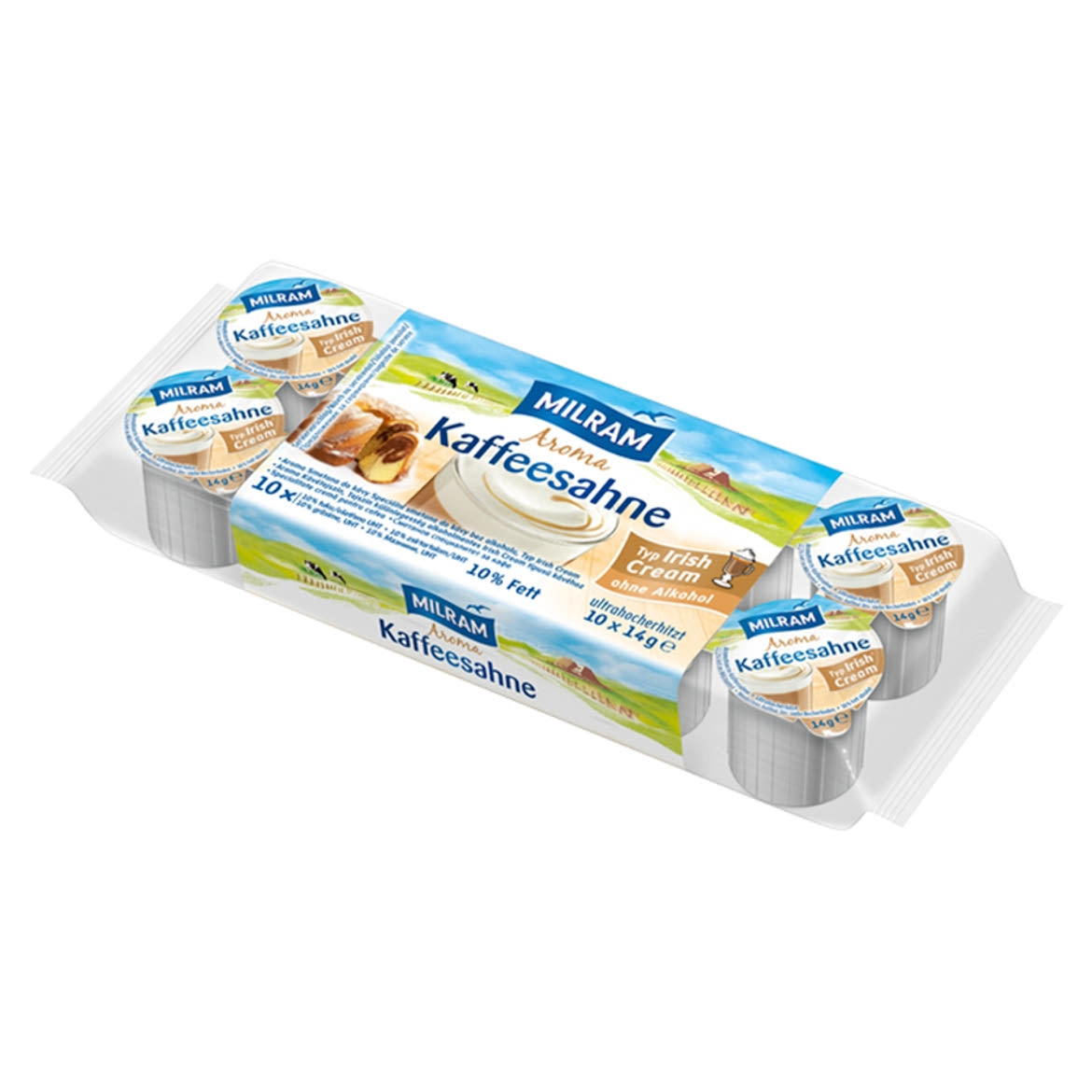 Milram Irish Cream ízesítésű kávétejszín 10% 10 x
