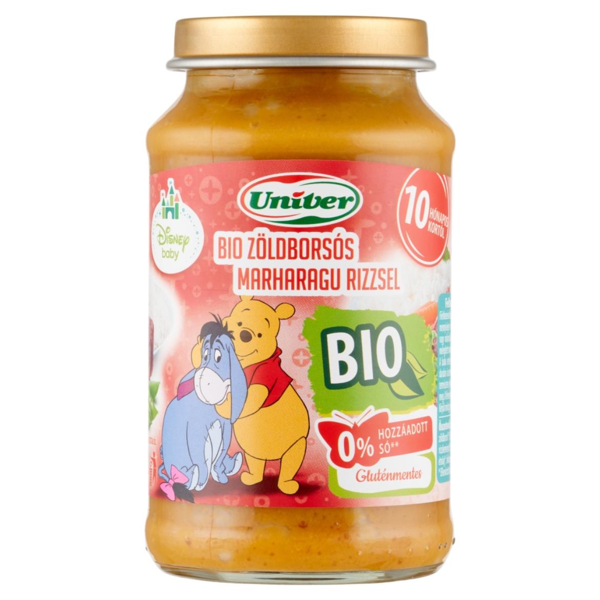 Univer zöldborsós marharagu rizzsel bébiétel 10 hónapos kortól