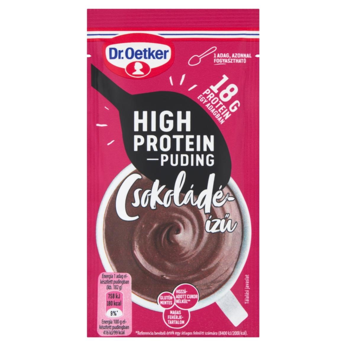 Dr. Oetker High Protein csokoládé ízű krémpudingpor
