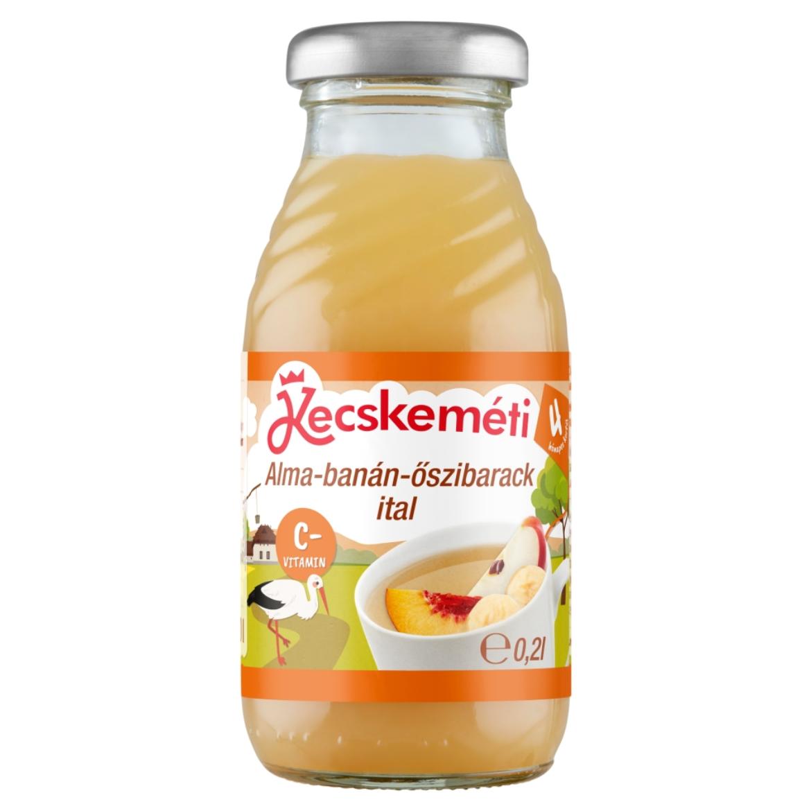 Kecskeméti alma-banán-őszibarack bébiital 4 hónapos kortól 0,2 l