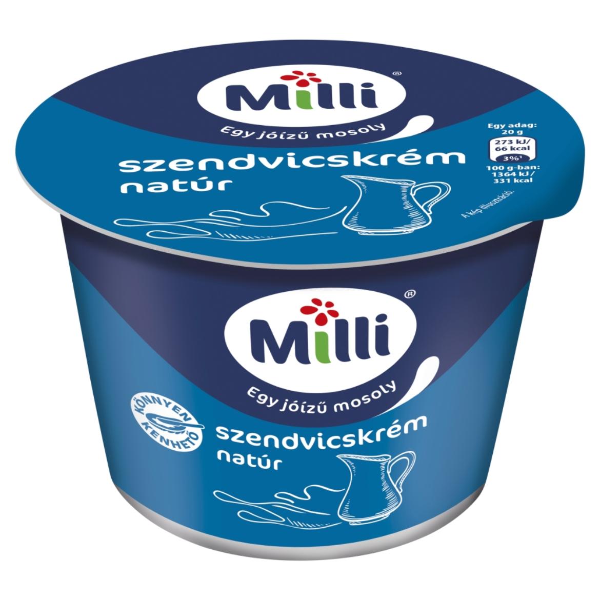 Milli natúr szendvicskrém