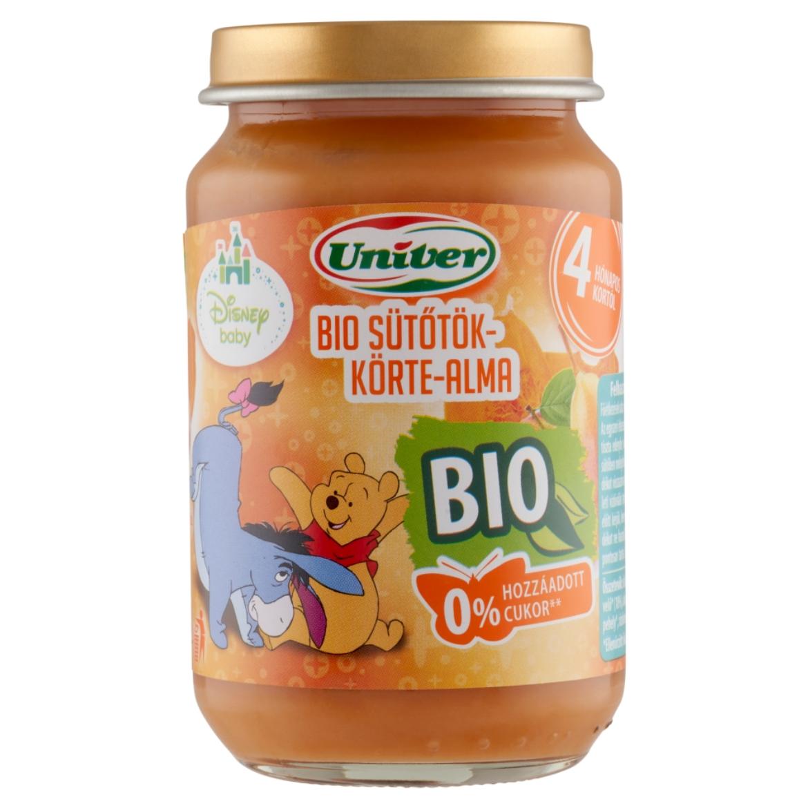 Univer sütőtök-körte-alma bébidesszert 4 hónapos kortól