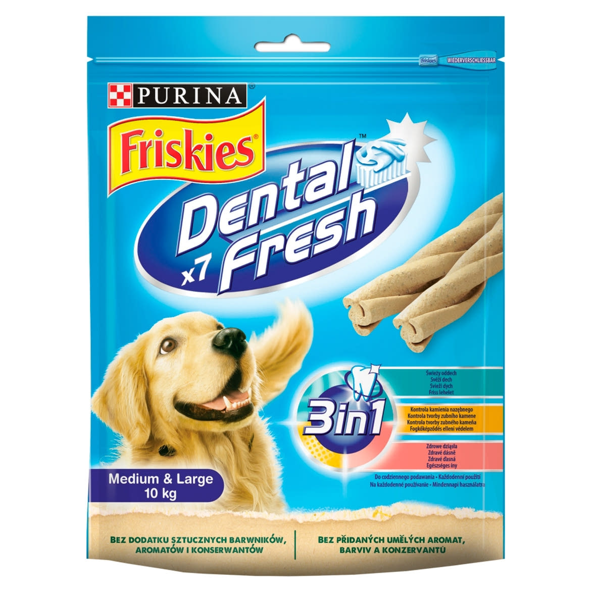Friskies Dental Fresh kiegészítő állateledel felnőtt kutyák számára
