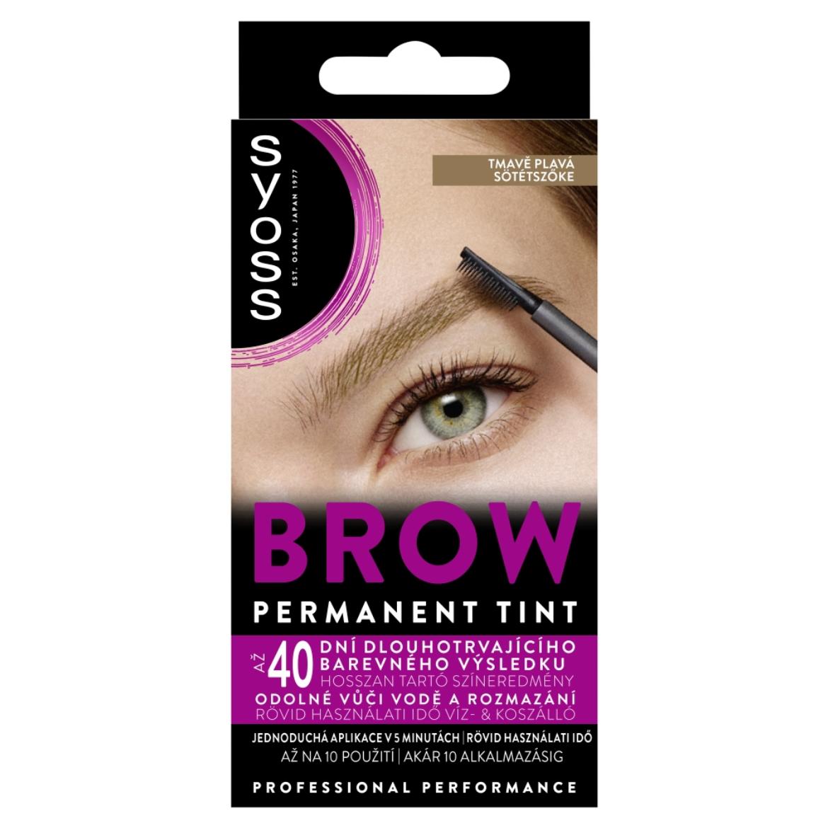 Syoss Brow Tint szemöldökfesték sötétszőke