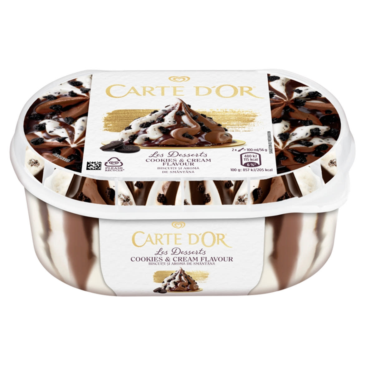 Carte D'Or csokoládés-kekszes jégkrém