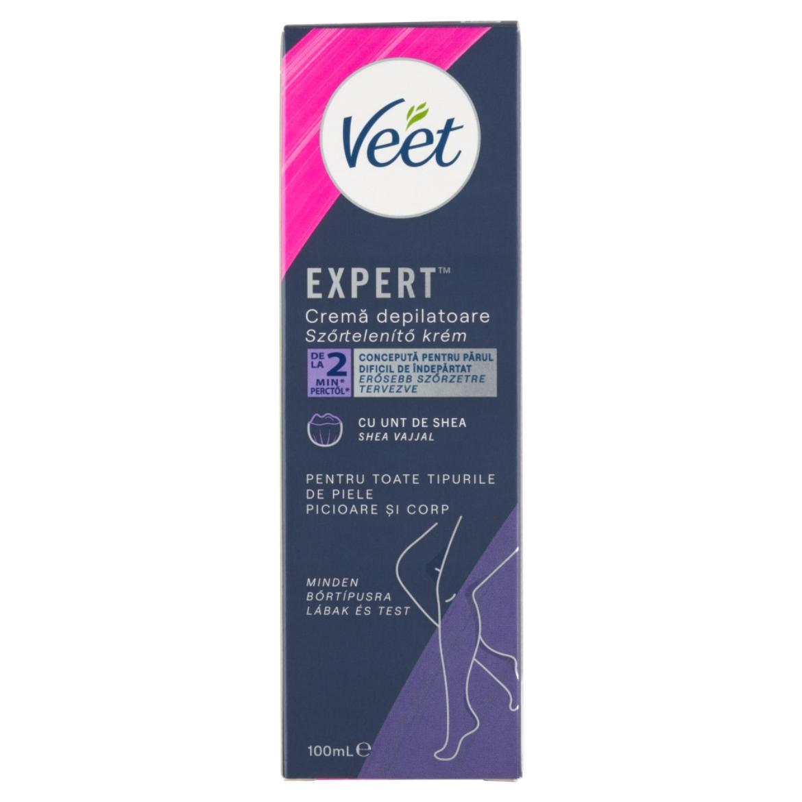 Veet Expert szőrtelenítő krém shea vajjal -