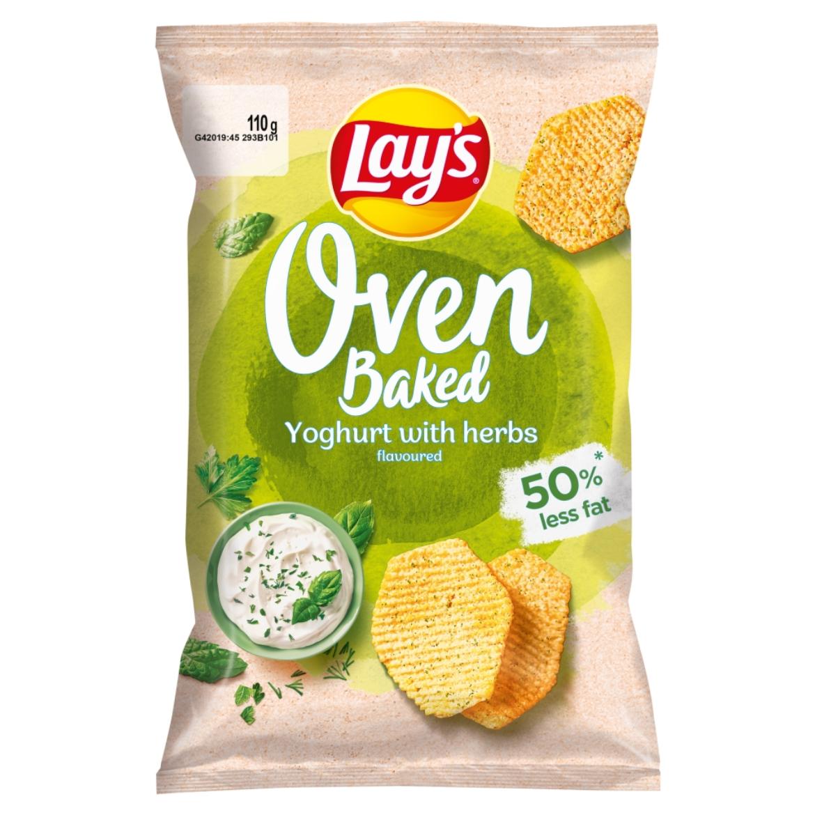 Lay's kemencében sütött joghurtos-zöldfűszeres ízesítésű burgonyachips