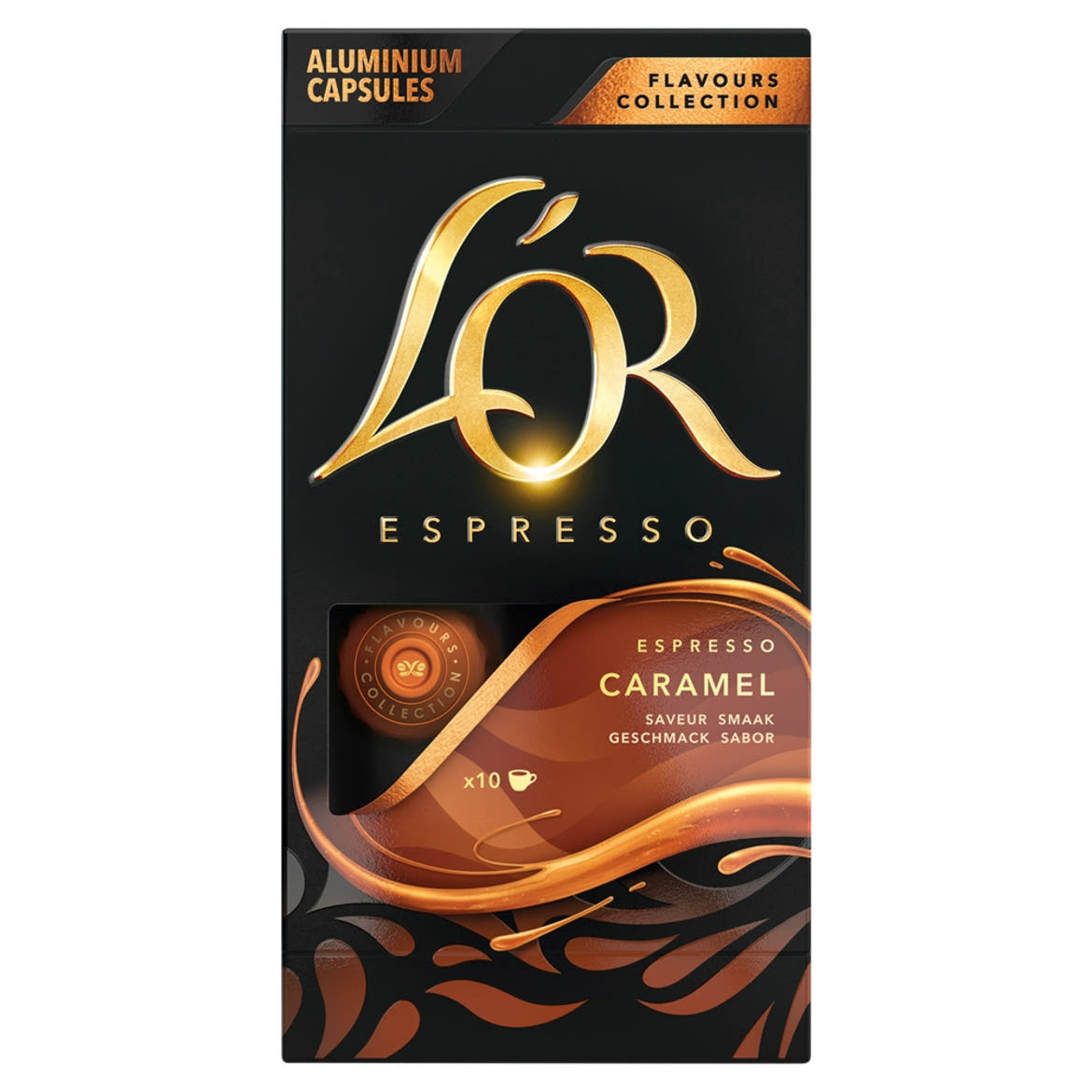 L'OR Espresso karamellízű őrölt-pörkölt kávé kapszulában 10 db