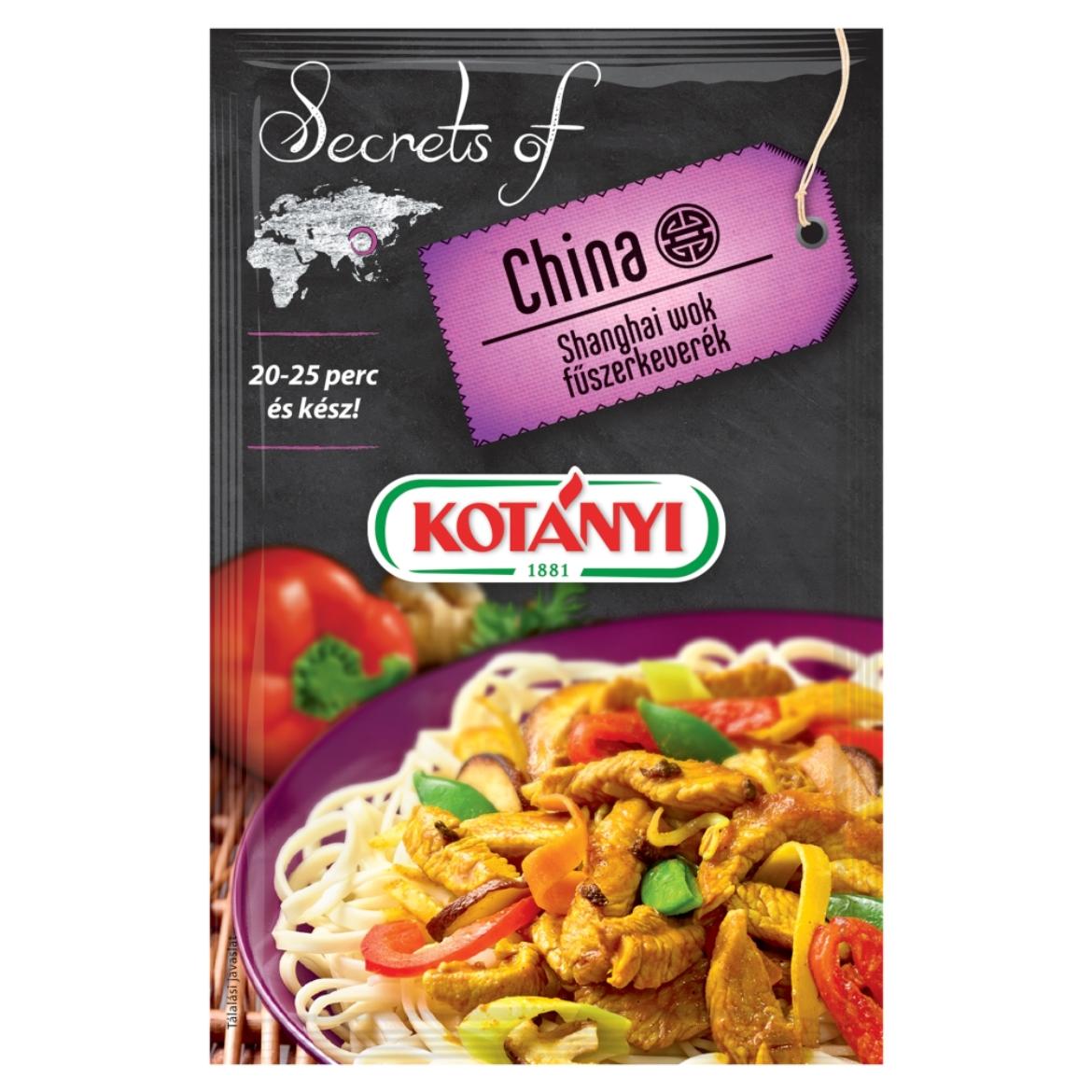 Kotányi Secrets of China Shanghai wok fűszerkeverék
