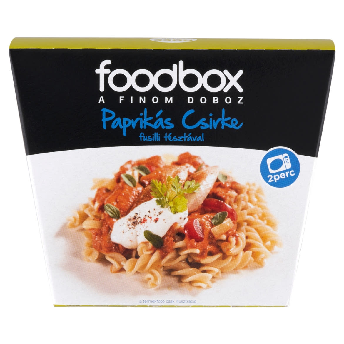 Foodbox paprikás csirke fusilli tésztával