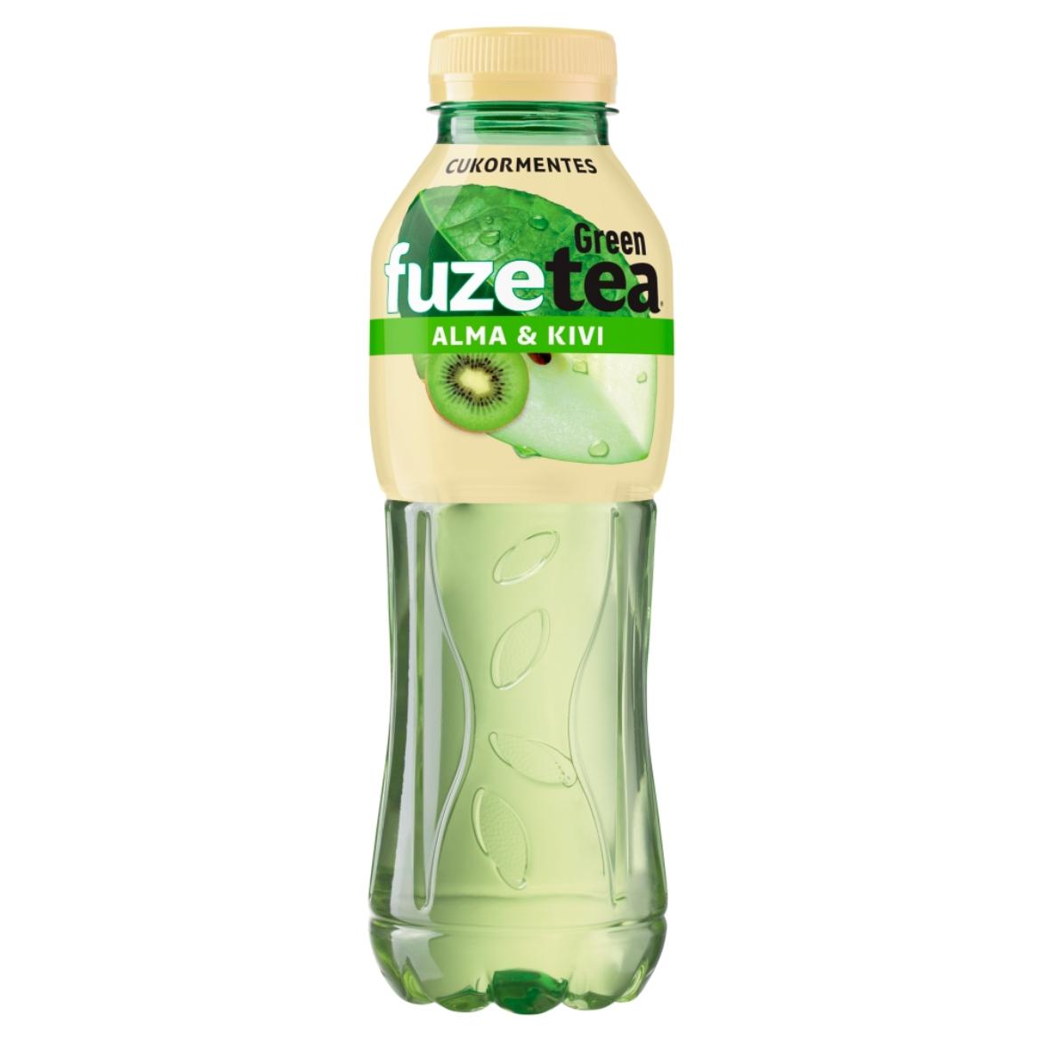 FUZETEA Zero energiamentes, szénsavmentes, alma és kivi ízű üdítőital zöld tea kivonattal