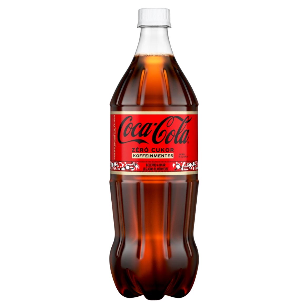 Coca-Cola Zero koffeinmentes, energiamentes szénsavas üdítőital édesítőszerekkel