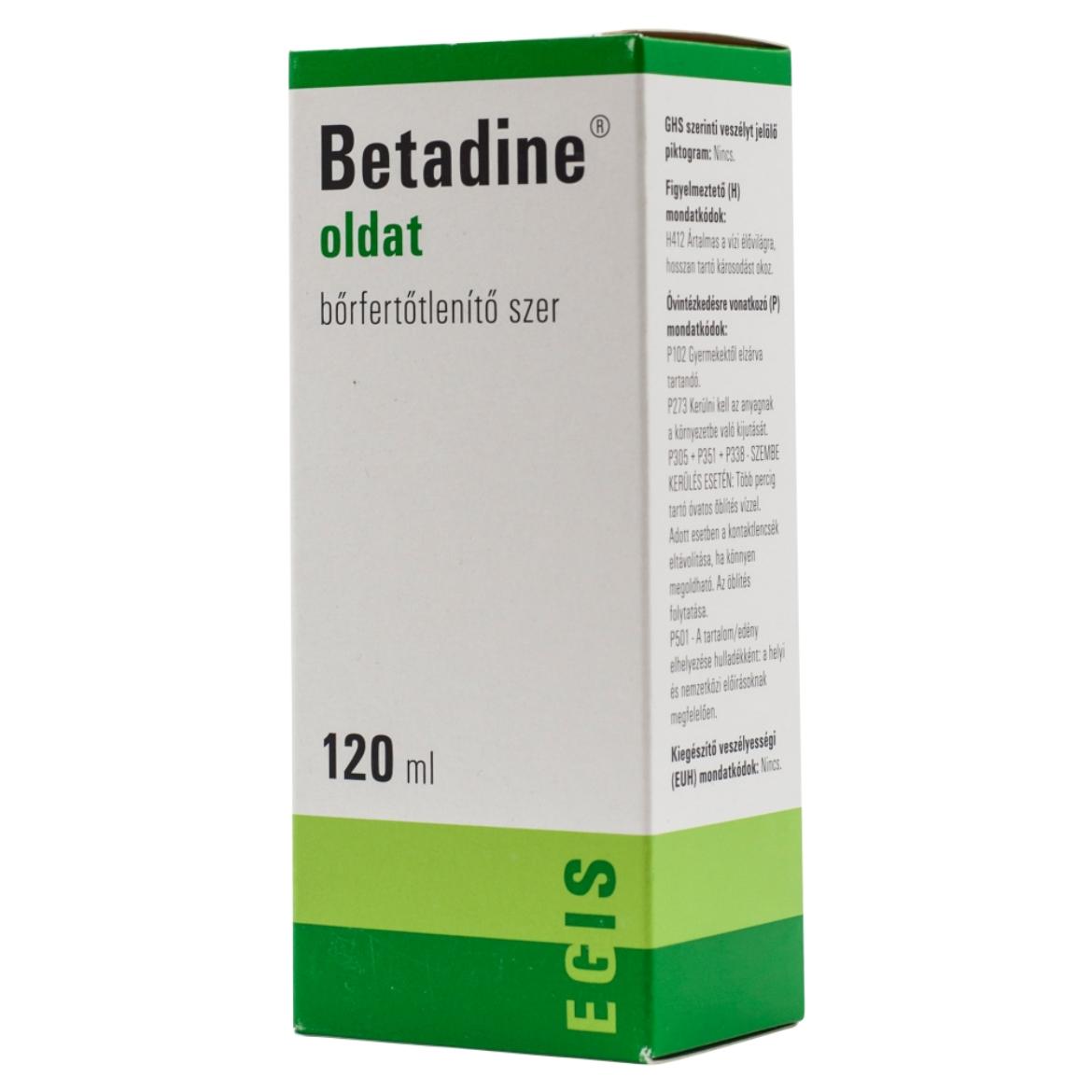 Betadine oldat fertőtlenítő