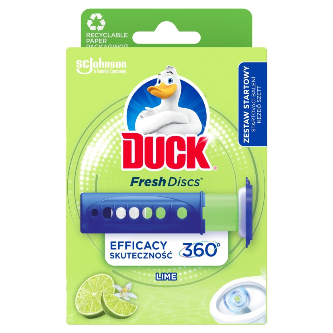 Duck Fresh Discs Lime WC-öblítő korong