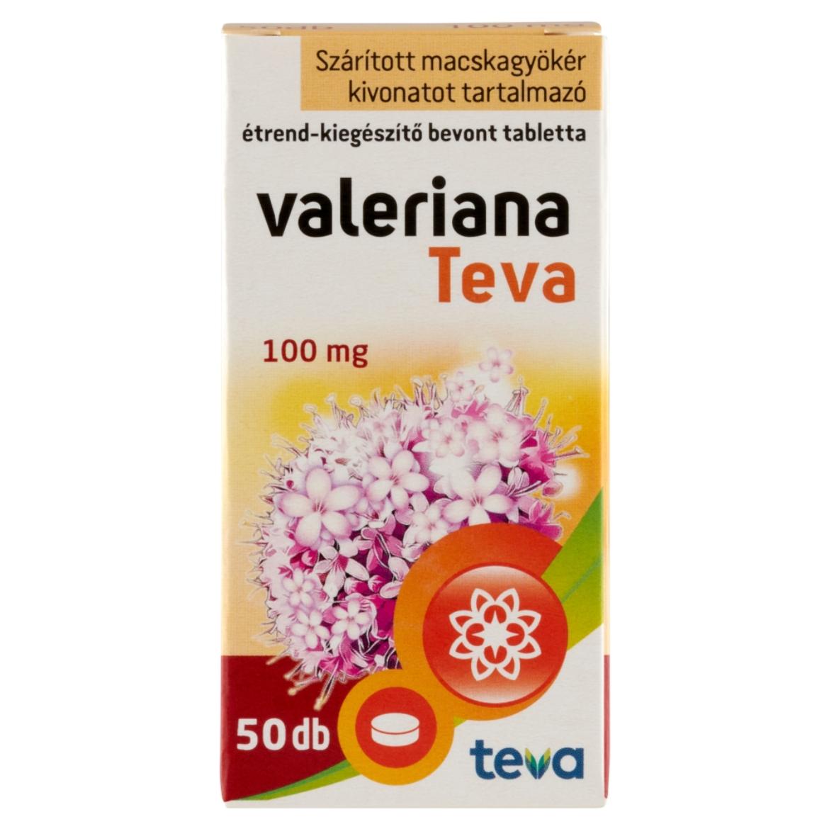 Valeriana TEVA 100 mg étrend-kiegészítő tabletta