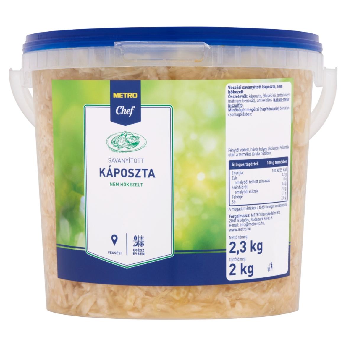 Metro Chef vecsési savanyított káposzta 2,3 kg