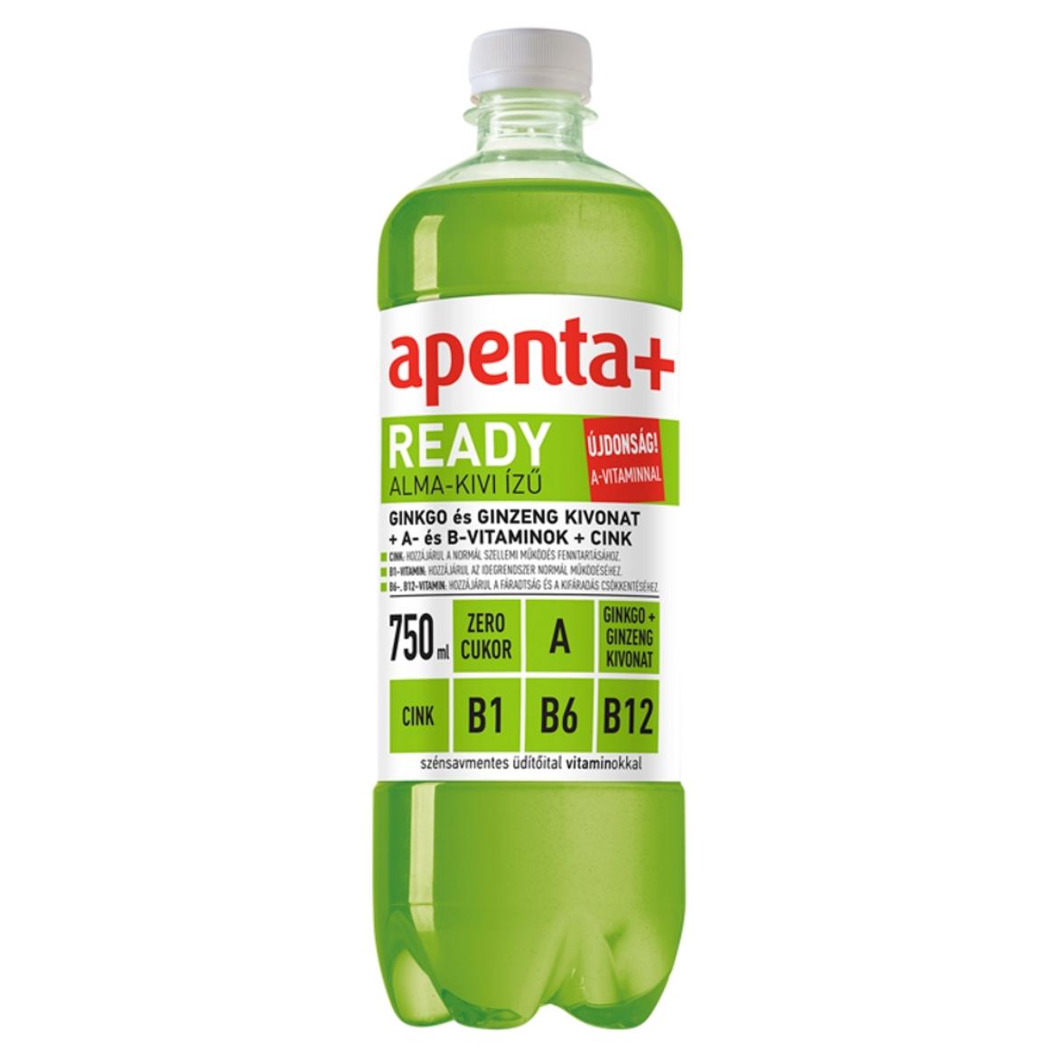 Apenta+ Ready alma-kiwi ízű szénsavmentes energiaszegény üdítőital vitaminokkal