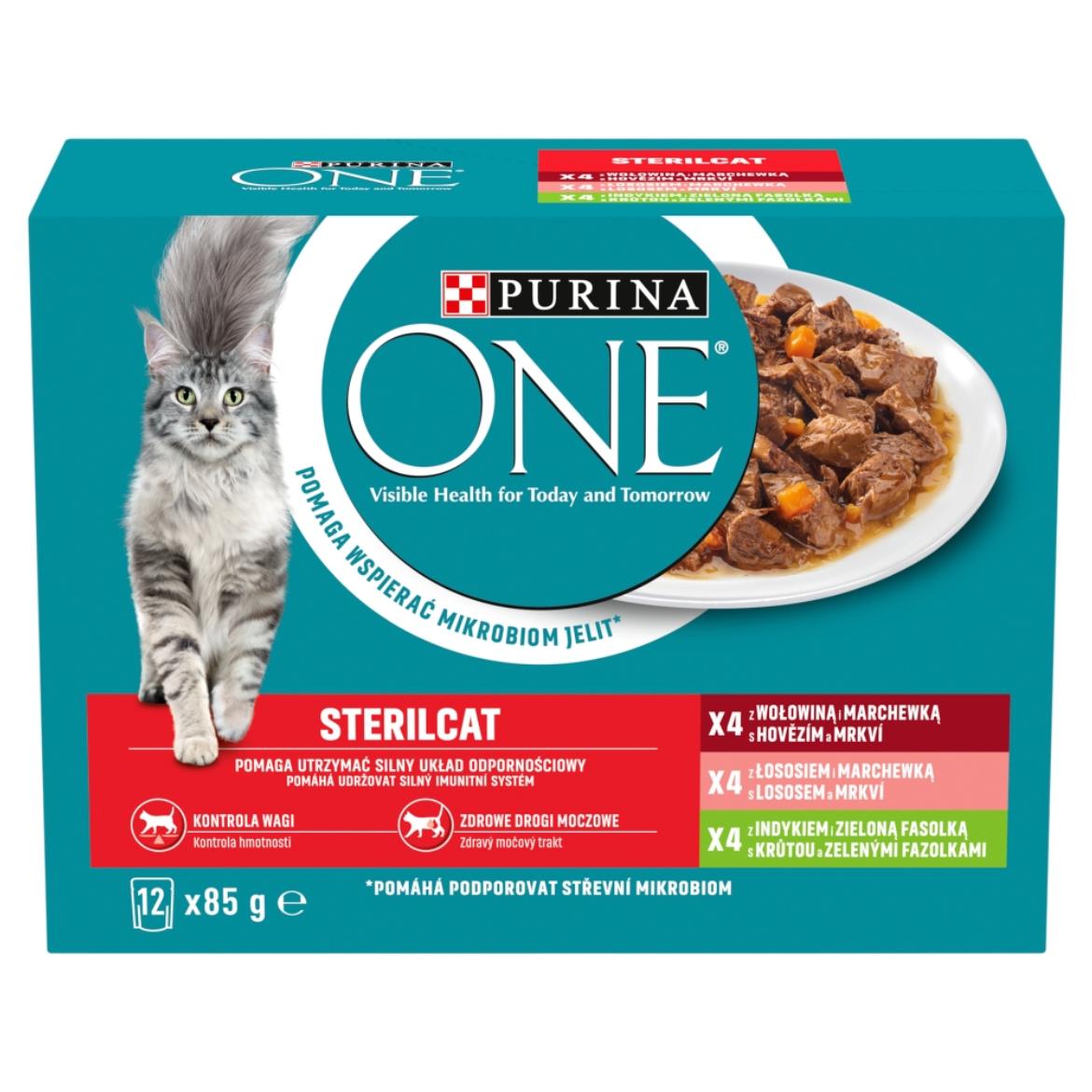 Purina One Sterilcat teljes értékű állateledel felnőtt macskák számára 12 x