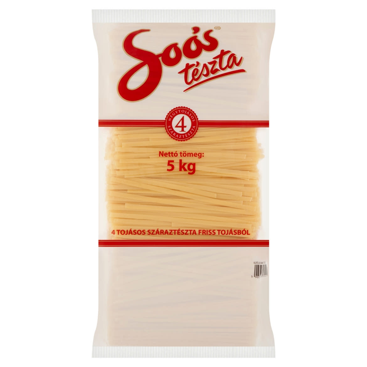 Soós szélesmetélt 4 tojásos száraztészta