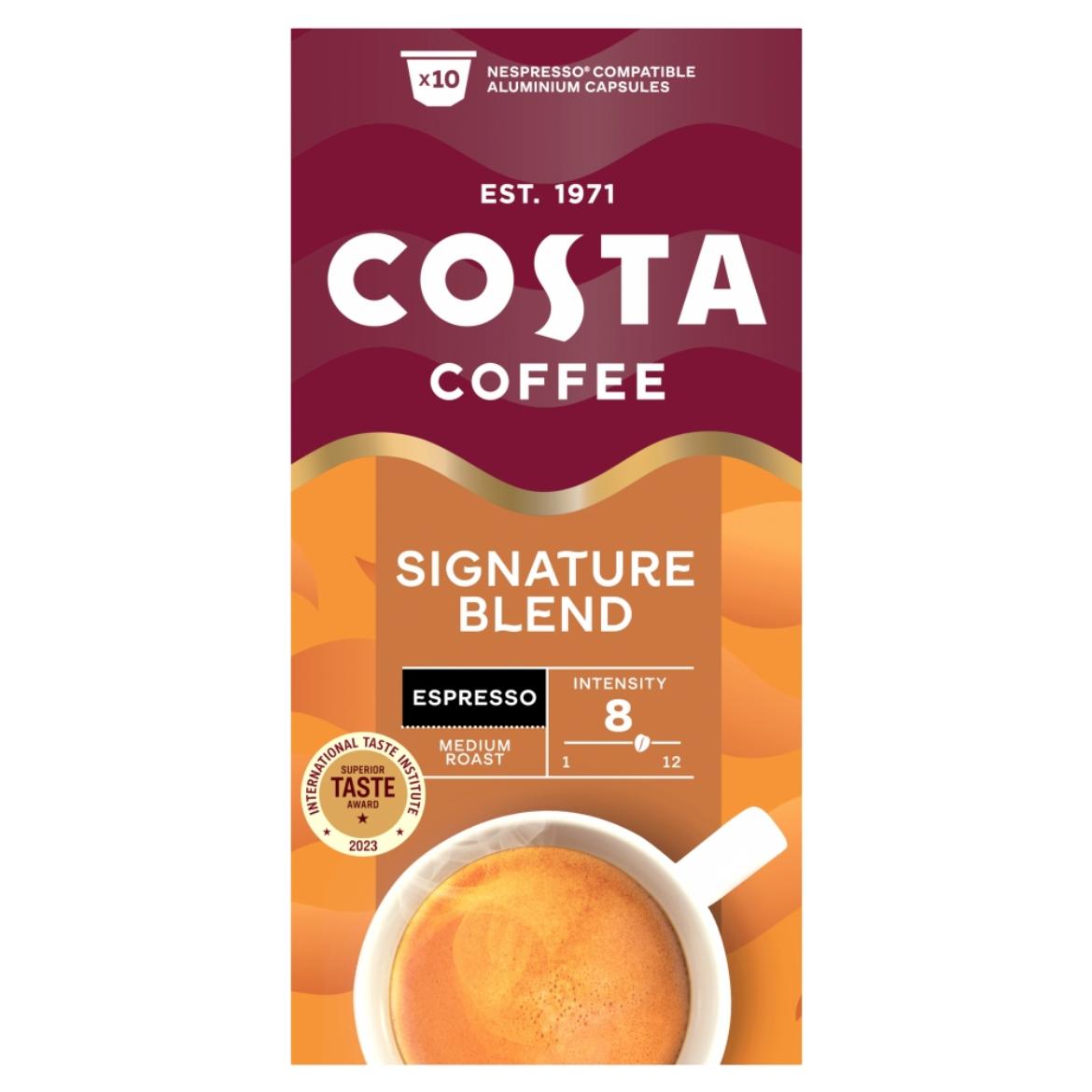 Costa Coffee Signature Blend Espresso őrölt-pörkölt kávé kapszulában
