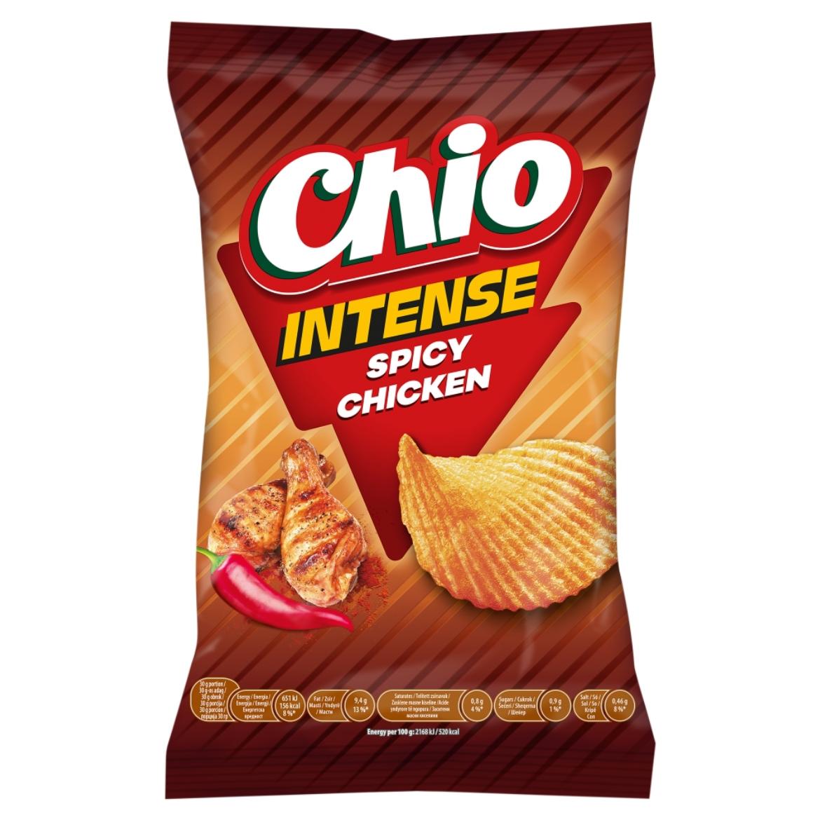 Chio Intense chili és csirkehús ízű burgonyachips