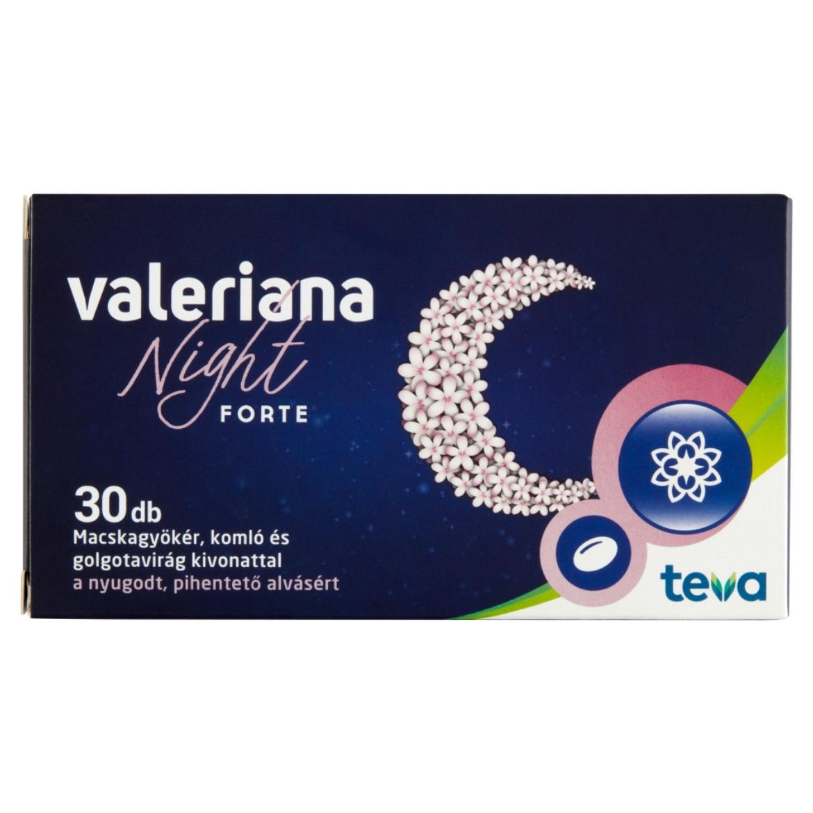 Valeriana Night Forte étrend-kiegészítő lágyzselatin kapszula