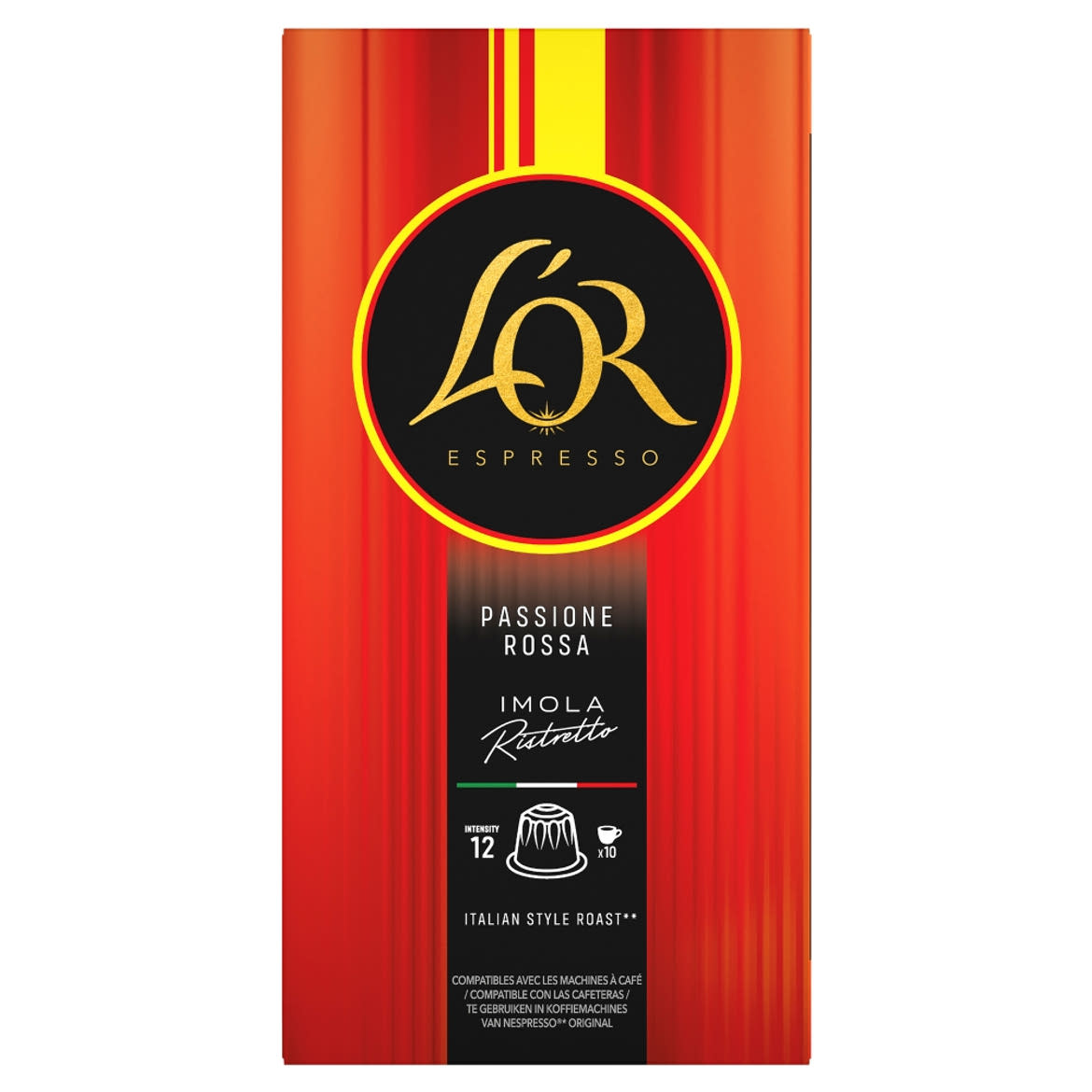 L'OR Espresso Ristretto Imola őrölt-pörkölt kávé kapszulában 10 db