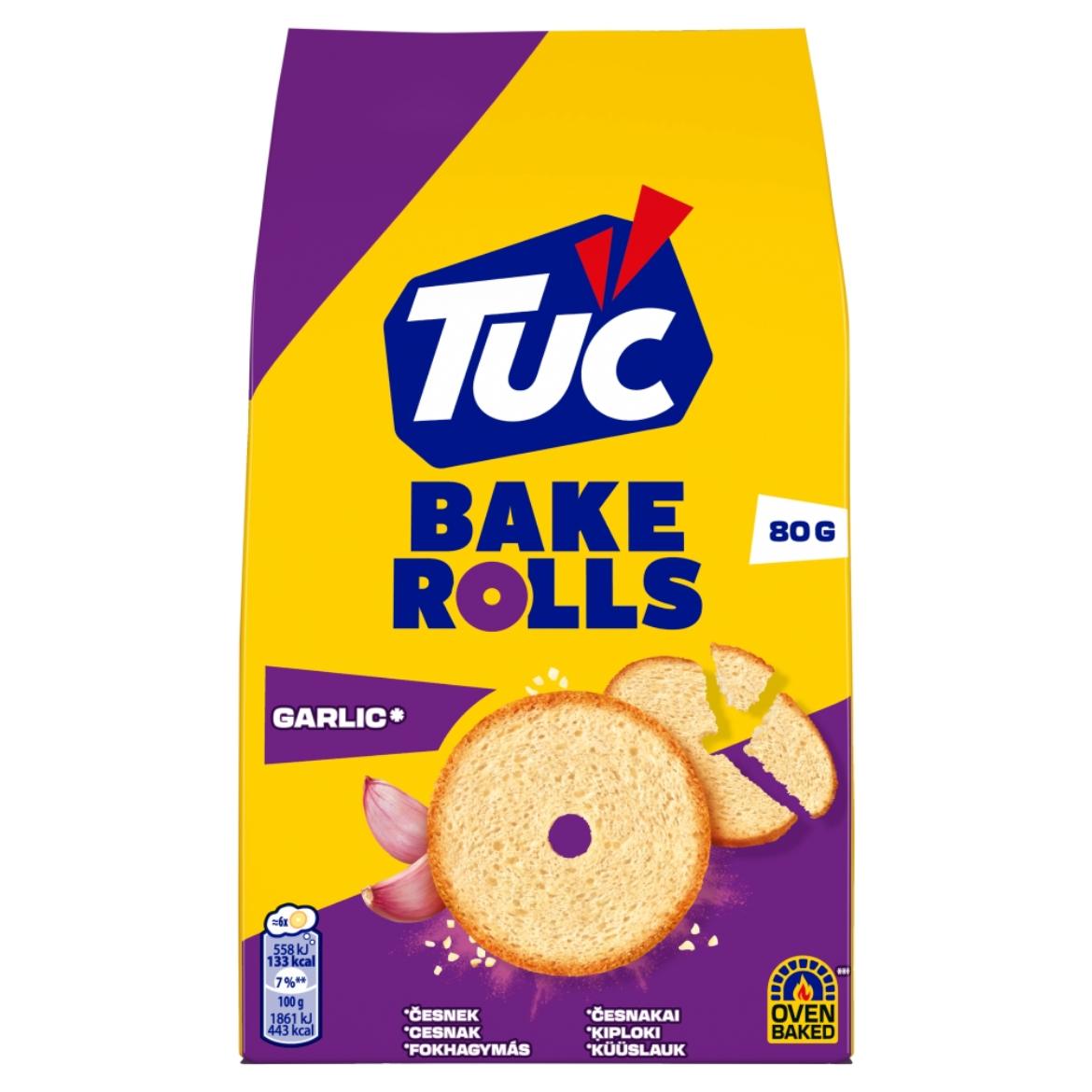 Tuc Bake Rolls fokhagymás kétszersült