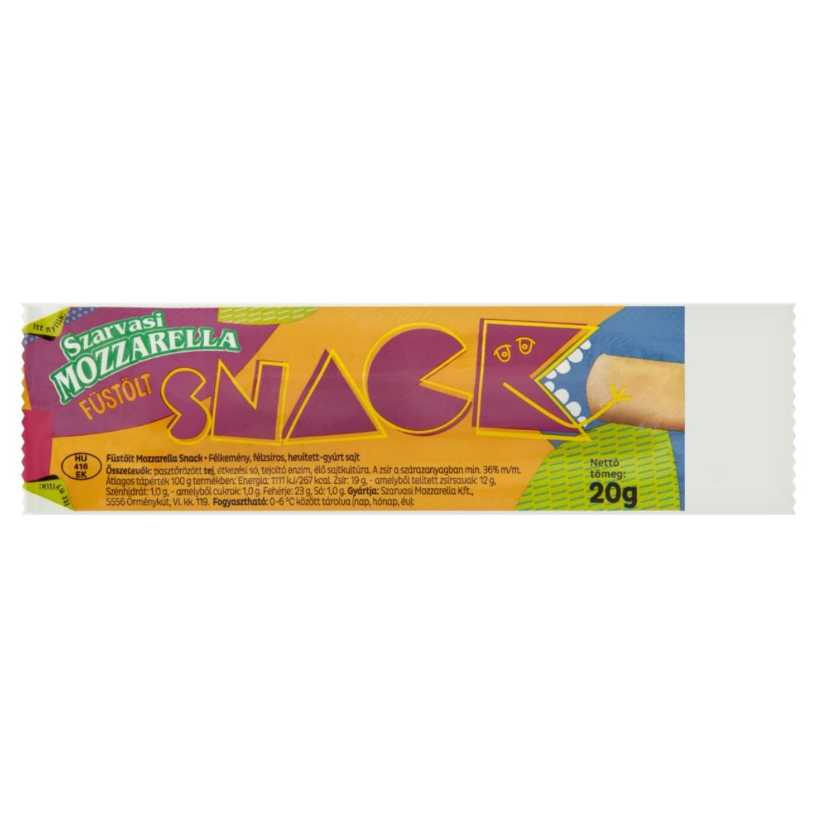 Szarvasi füstölt mozzarella snack