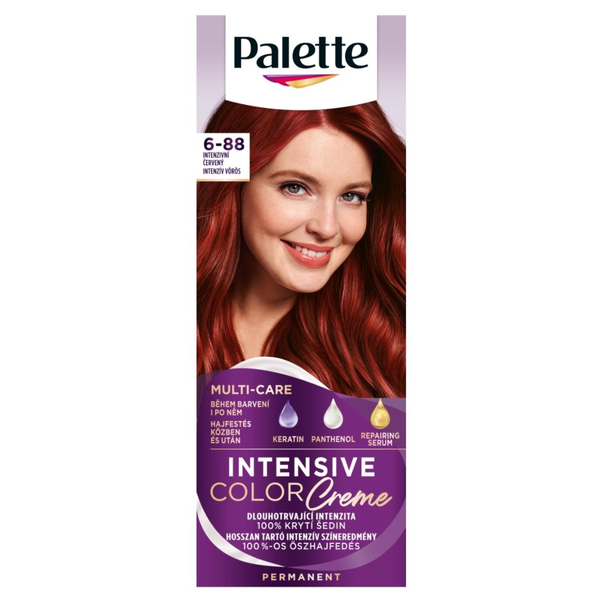 Schwarzkopf Palette Intensive Color Creme tartós hajfesték 6-88 intenzív vörös (RI5)