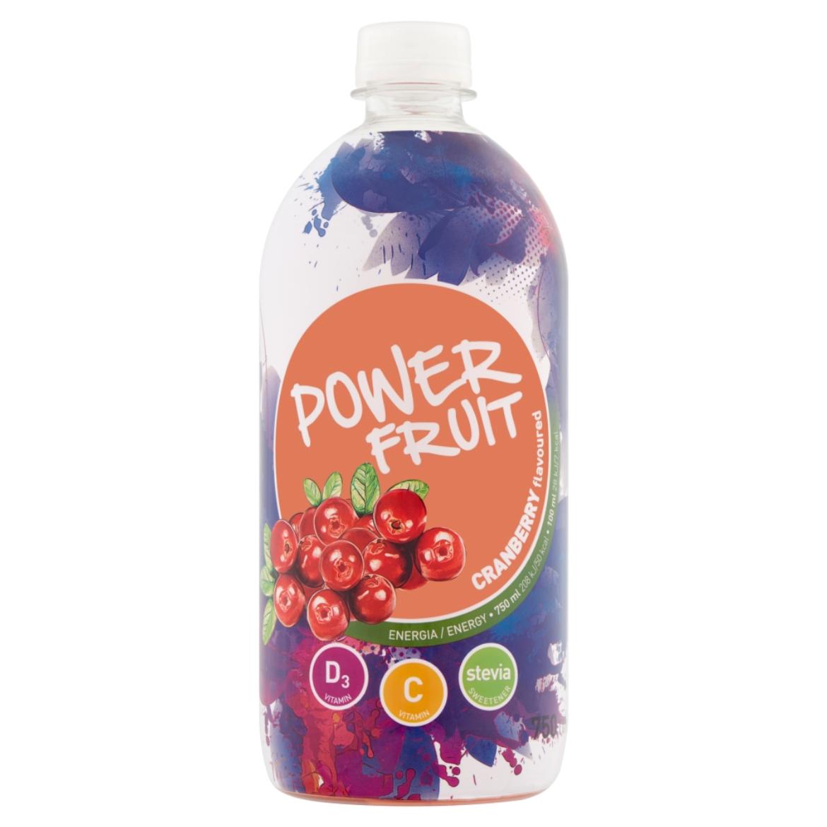 Power Fruit energiaszegény vörösáfonya-alma ital forrásvízzel, édesítőszerekkel