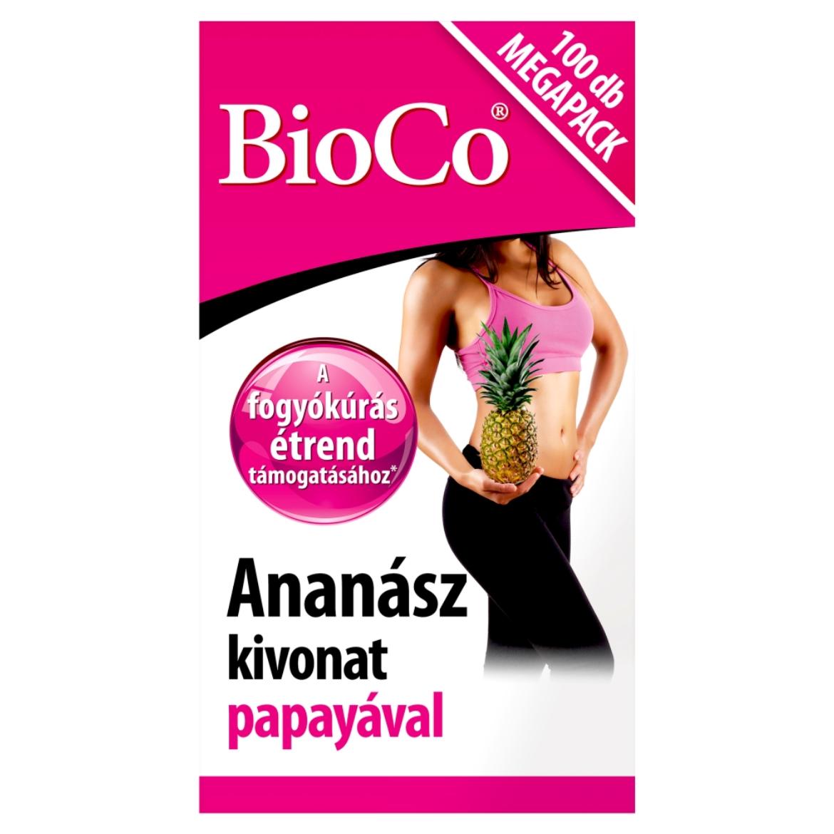 BioCo Ananász kivonat papayával Megapack tabletta 100 x 0,9 g (90 g)