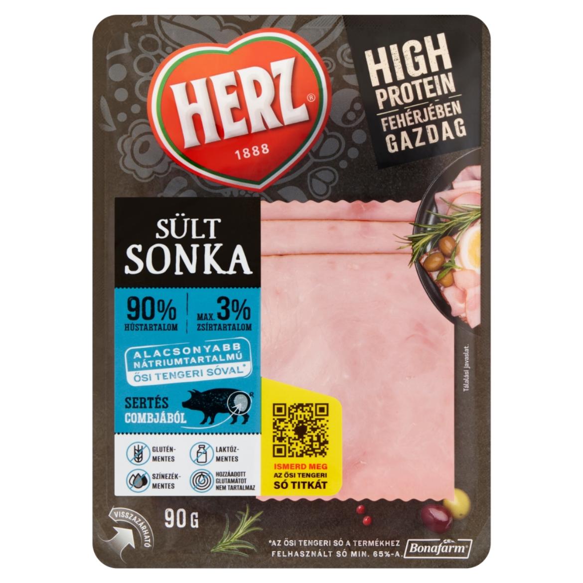 HERZ Gála szeletelt sült sonka