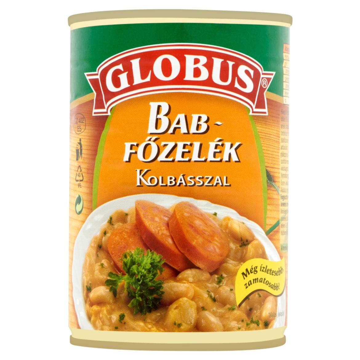 Globus babfőzelék kolbásszal