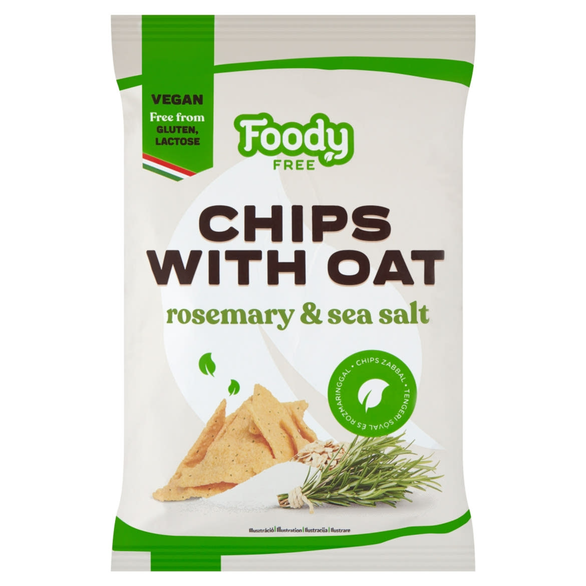Foody Free zab chips tengeri sóval és rozmaringgal
