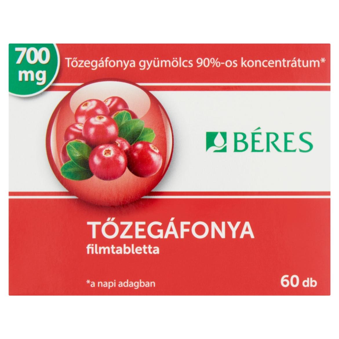 Béres tőzegáfonya filmtabletta